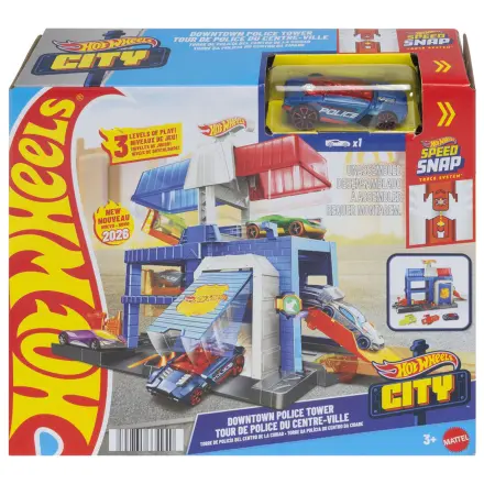 Hot Wheels City Police Station playset product photo