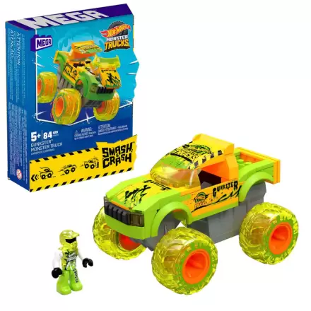 Hot Wheels Gunkster Monster Truck MEGA Construx product photo