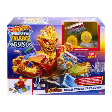 Hot Wheels Monster Trucks Torch Tower Takedown product photo