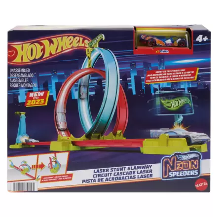 Hot Wheels Neon Speeders Laser Stunt Slamway product photo