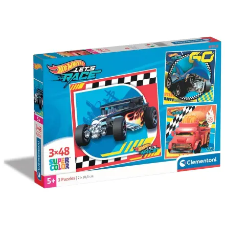 Hot Wheels puzzle 3x48pcs product photo