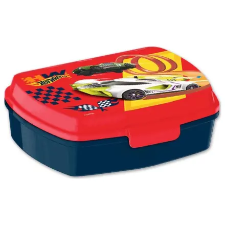 Hot Wheels Red Funny Plastic Sandwich Box product photo