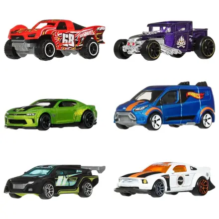 Hot Wheels Silver Series Die-Cast Vehicle 6-Pack 1/64 Legends product photo