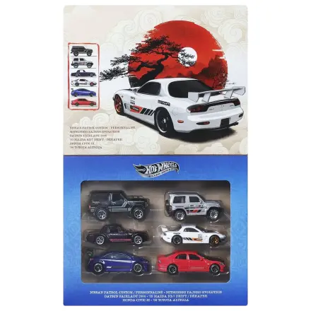 Hot Wheels Silver Series Die-Cast Vehicle 6-Pack 1/64 Streets of Japan product photo