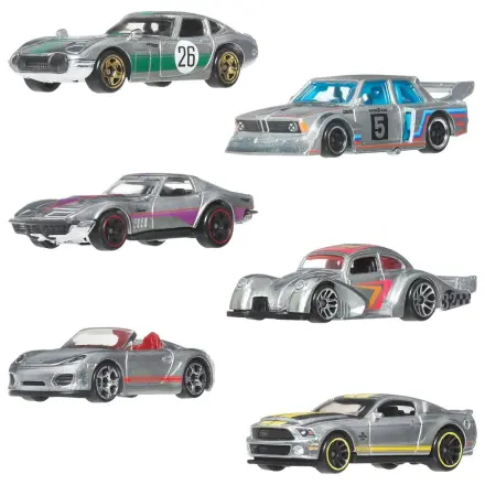 Hot Wheels Silver Series Die-Cast Vehicle 6-Pack 1/64 ZAMAC product photo