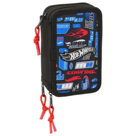 Hot Wheels triple pencil case 37pcs product photo