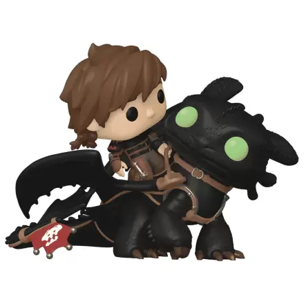How to Train Your Dragon Funko POP! Rides Deluxe Vinyl Hiccup w/Toothless figure product photo