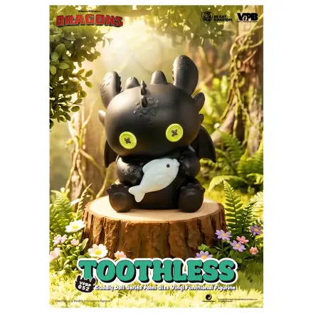 HOW TO TRAIN YOUR DRAGON Toothless Bank Vinyl Figure 11.7cm product photo