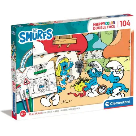 The Smurfs Happy Color puzzle 104pcs product photo