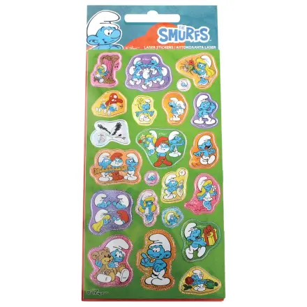 The Smurfs Together holographic sticker set product photo