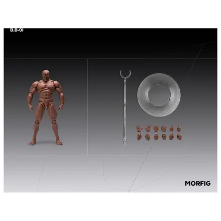 Inart Action Figure 1/12 Blank Male Body Black 17 cm    product photo