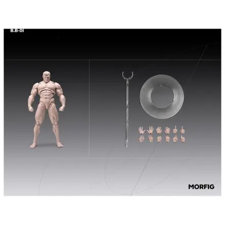 Inart Action Figure 1/12 Blank Male Body Skintone 17 cm    product photo