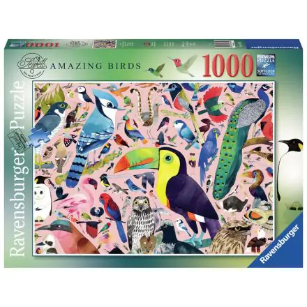 Incredible birds puzzle 1000pcs product photo