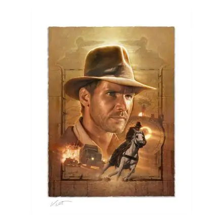 Indiana Jones Art Print Pursuit of the Ark 46 x 58 cm - unframed product photo