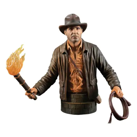 Indiana Jones: Raiders of the Lost Ark Bust 1/6 Indiana Jones Variant SDCC 2023 Exclusive 15 cm termékfotója