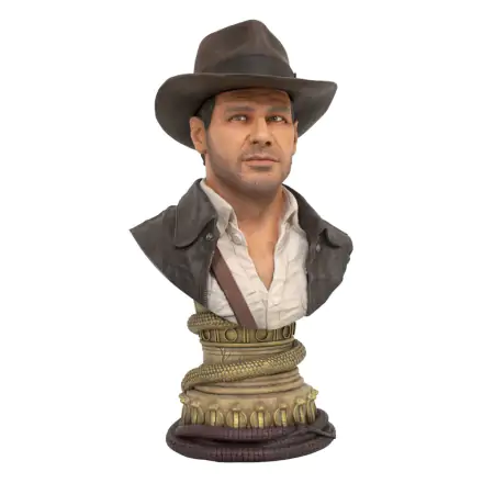 Indiana Jones: Raiders of the Lost Ark Legends in 3D Bust 1/2 Indiana Jones 25 cm termékfotója