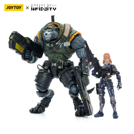Infinity Action Figures 1/18 Ariadna Equipe Mirage-5 Sergent Duroc & Lieutenant Margot Berthier product photo