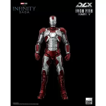 Infinity Saga DLX Action Figure 1/12 Iron Man Mark 5 17 cm termékfotója