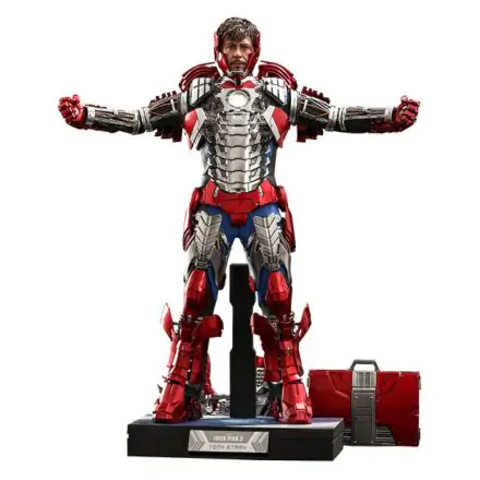 Iron Man 2 Movie Masterpiece Action Figure 1/6 Tony Stark (Mark V Suit Up Version) Deluxe 31 cm termékfotója