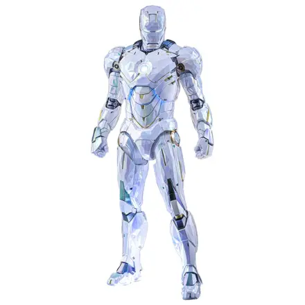 Iron Man 2 Movie Masterpiece Diecast Action Figure 1/6 Iron Man Mark IV (Sub-Zero Fractal Armor) Hot Toys Exclusive 33 cm product photo