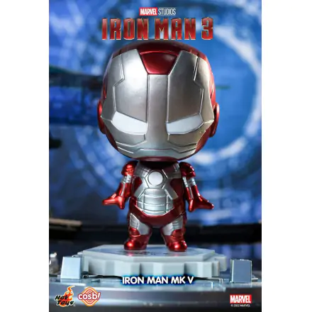 Iron Man 3 Cosbi Mini Figure Iron Man Mark 5 8 cm termékfotója