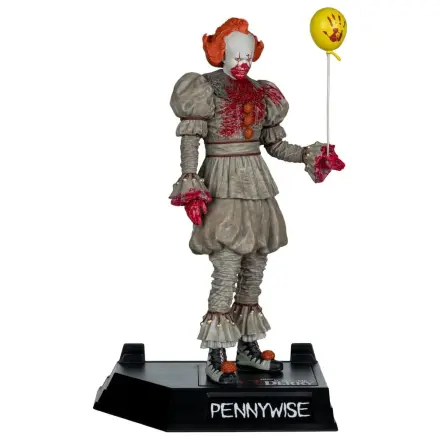 It Welcome to Derry Movie Maniacs Figure Pennywise (Bloody) 16 cm product photo
