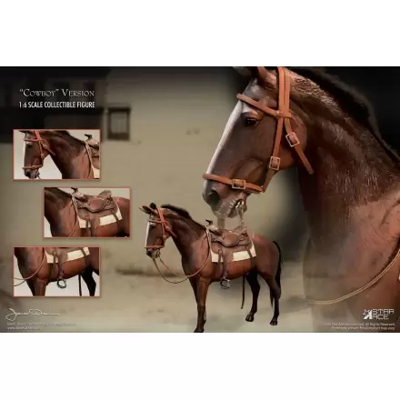 James Dean Action Statue 1/6 Cowboy Horse 30 cm product photo