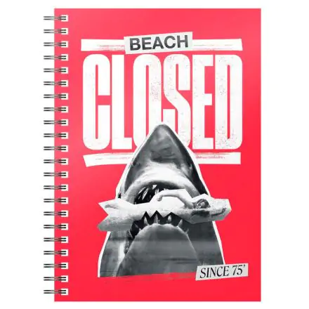 Jaws 1975 Beach Closed A5 notebook product photo