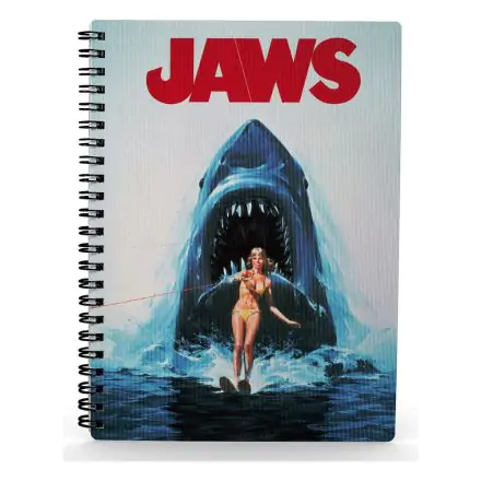 Jaws Notebook with 3D-Effect Poster product photo