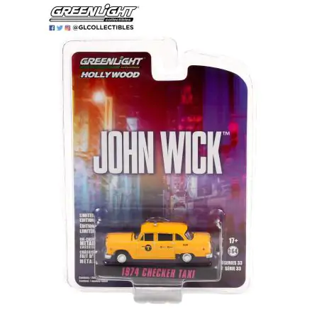 John Wick Chapter 3 Diecast Model 1/64 1974 Checker Motors Marathon product photo