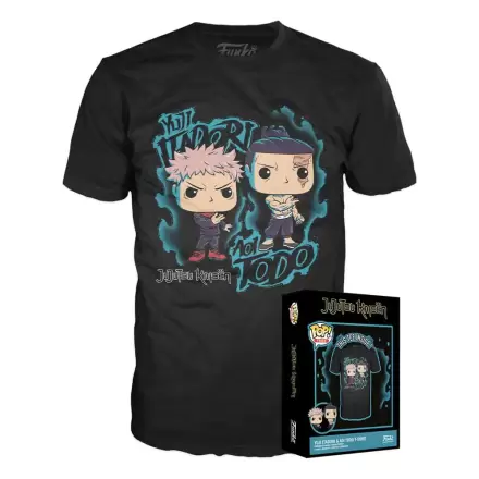Jujutsu Kaisen Boxed Tee T-Shirt Yuji & Aoi product photo