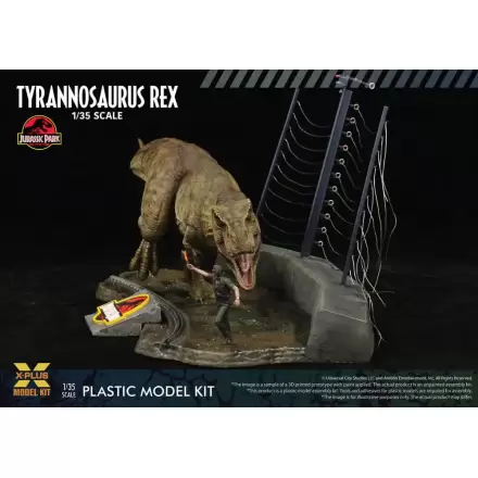 Jurassic Park Plastic Model Kit 1/35 Tyrannosaurus Rex 42 cm product photo