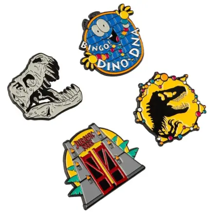Jurassic Park set of 4 pins product photo