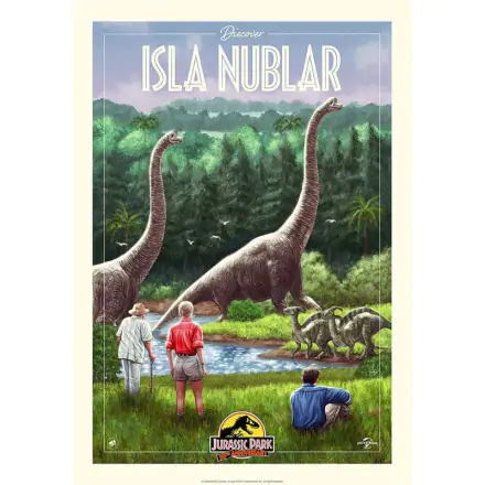 Jurassic Park Art Print 30th Anniversary Edition Limited Isla Nublar Edition 42 x 30 cm termékfotója