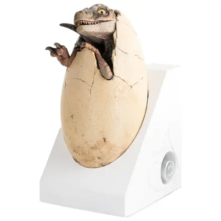 Jurassic Park III ECC Elite Creature Line Statue White Queen Hatching Egg 13 cm product photo