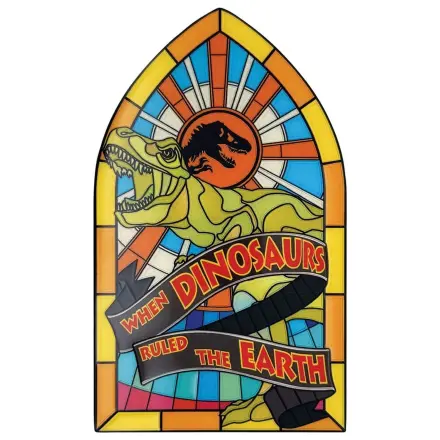 Jurassic Park Ingot Stained Glass Style Metal 11 cm product photo