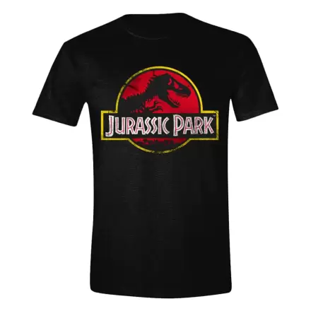 Jurassic Park T-Shirt Distressed Logo termékfotója