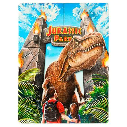 Jurassic Park WoodArts 3D Wooden Wall Art Rex Attack 30 x 40 cm product photo