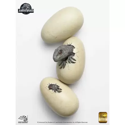 Jurassic World Set of 3 Statues 1/2 Hatching Indominus Rex 13 cm product photo