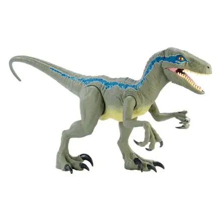 Jurassic World Dino Rivals Action Figure Super Colossal Velociraptor Blue 45 cm product photo