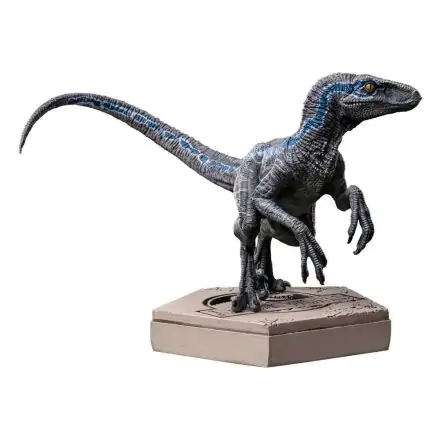 Jurassic World Icons Statue Velociraptor B Blue 7 cm termékfotója
