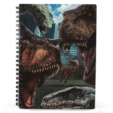 Jurassic World Notebook with 3D-Effect Selfie termékfotója
