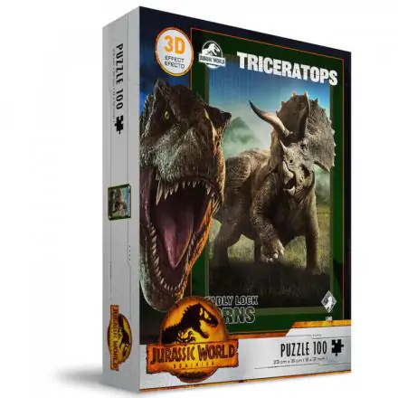 Jurassic World Triceratops 3D puzzle 100pcs product photo