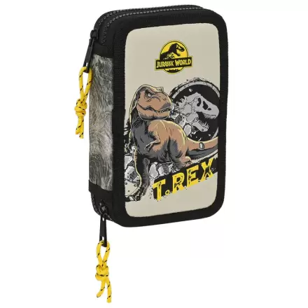 Jurassic World Warning double pencil case 28pcs product photo