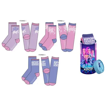 K-Pop Demon Hunter pack 3 socks product photo