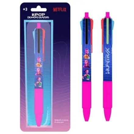 K-Pop Demon Hunters 4 Color Ball Pen product photo