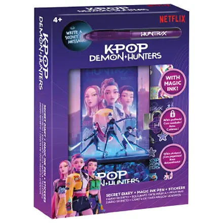 K-Pop Demon Hunters diary with magic ink pen set product photo