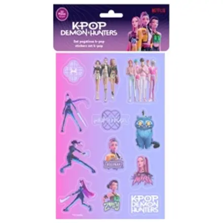 K-Pop Demon Hunters Stickers Set (12pc) product photo