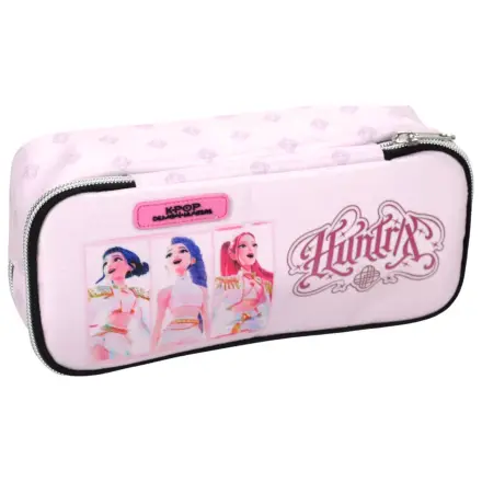 K-pop Demon Hunters Pink 2-compartment Pencil Case 26 cm product photo