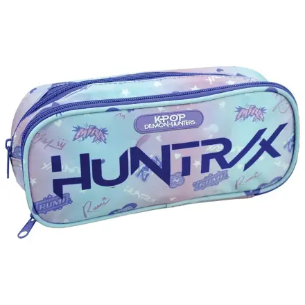 K-pop Demon Hunters Purple Two-Compartment Pencil Case 26 cm product photo
